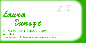 laura dunszt business card